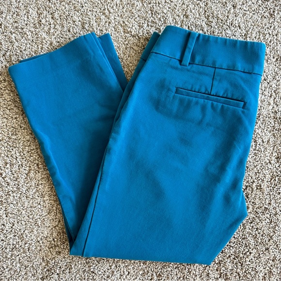 Bright Blue LOFT Riviera Pant Marisa Cut 2 Petite - Picture 3 of 7